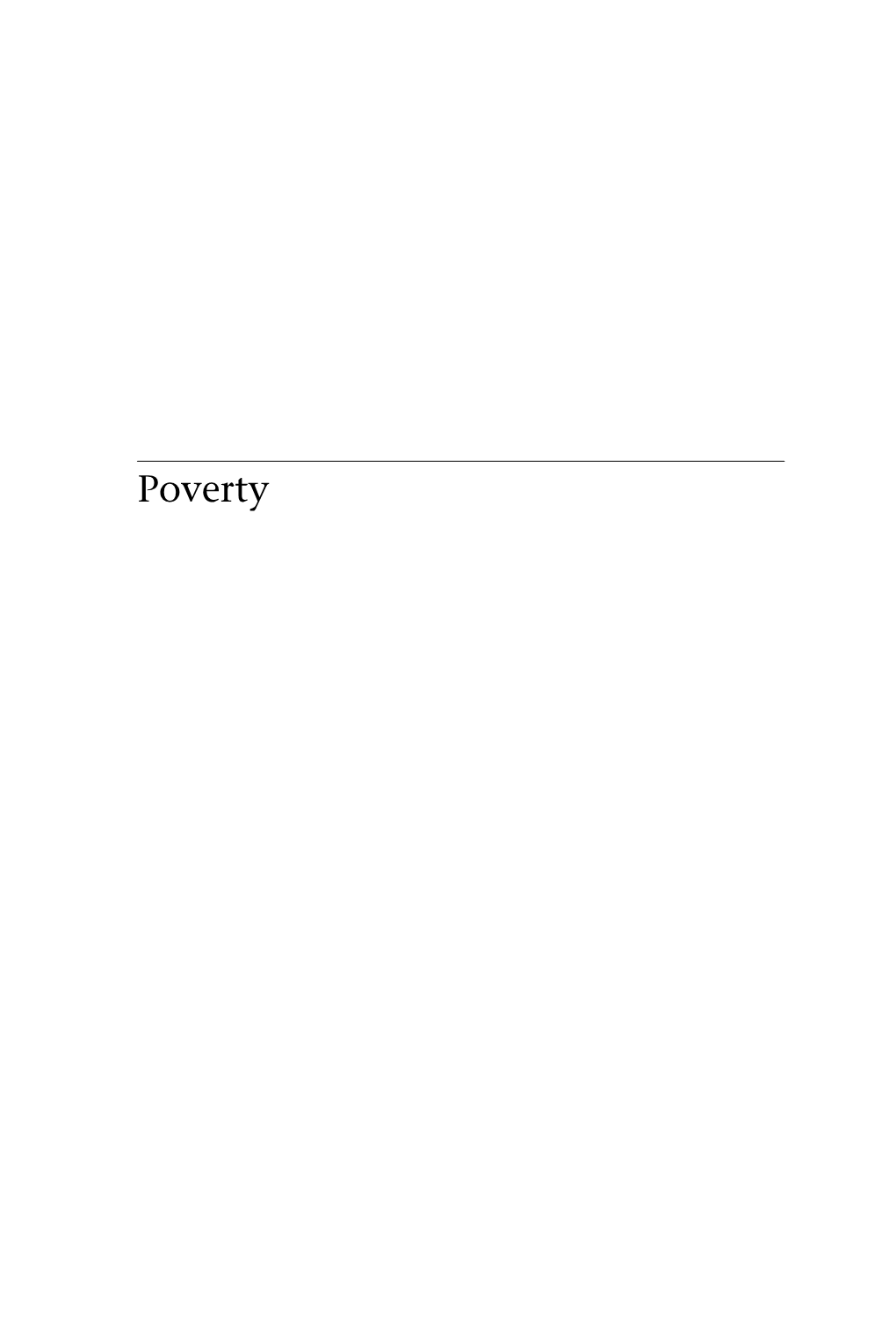 Poverty Law and Society Series W