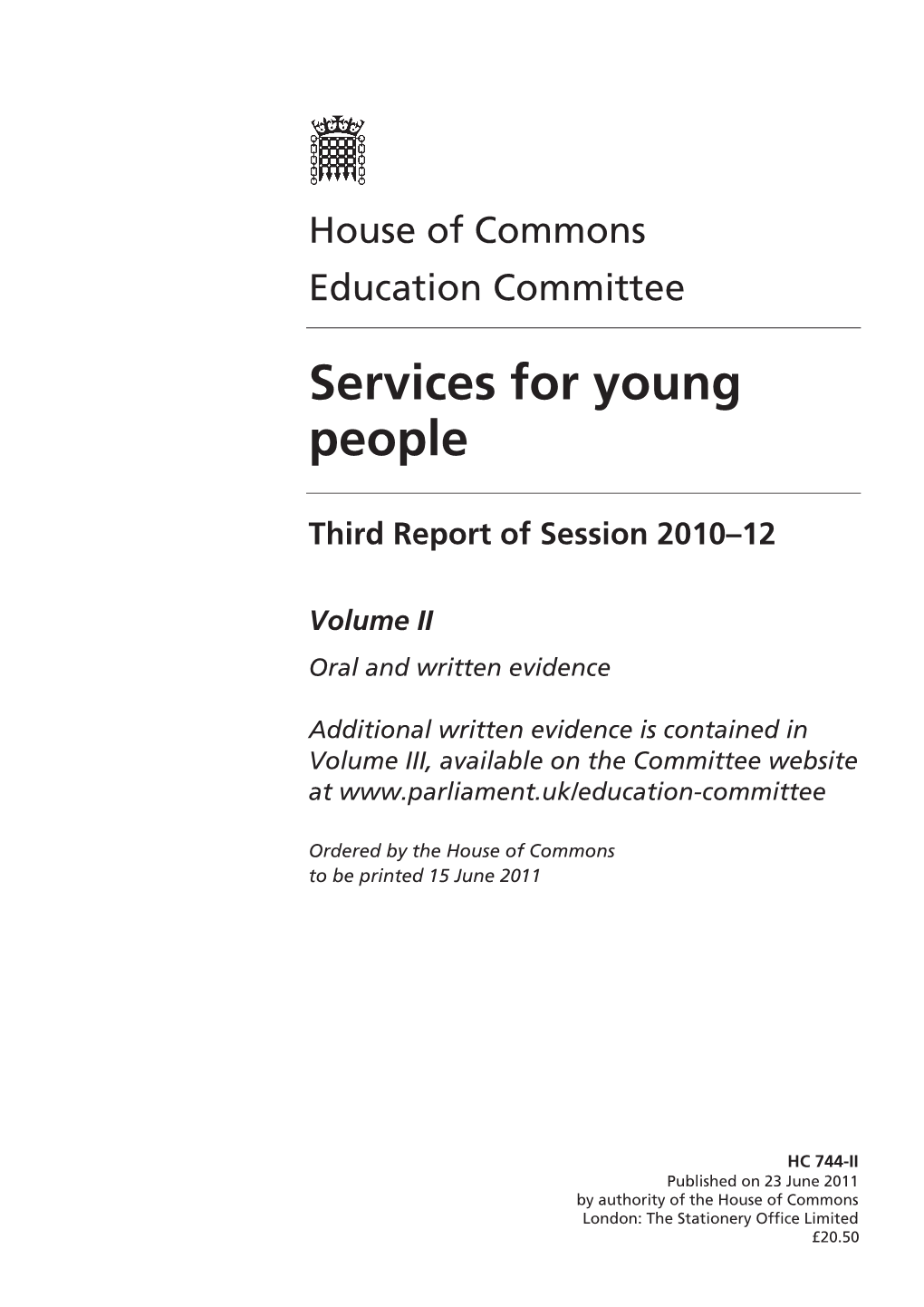Services for Young People