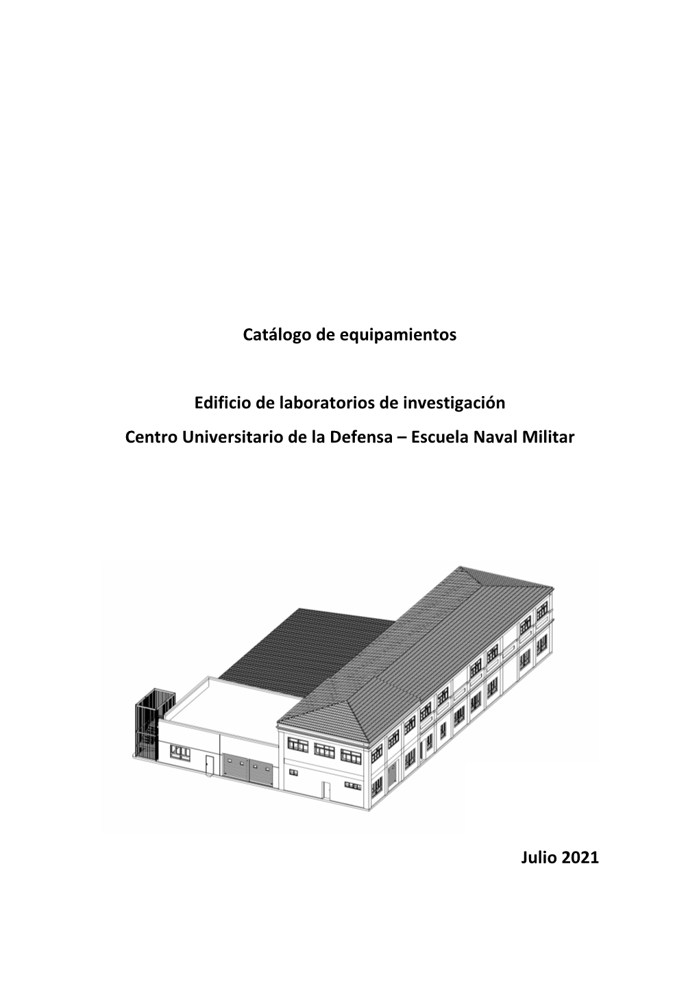 Catálogo De Equipamientos Edificio De Laboratorios De Investigación