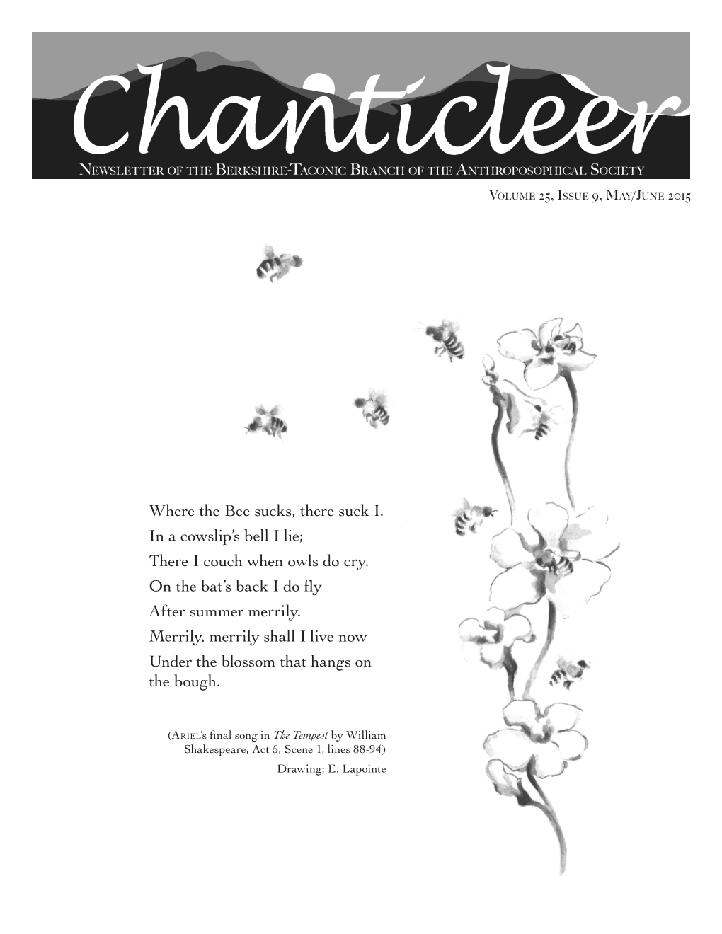 Chanticleer May & June 2015