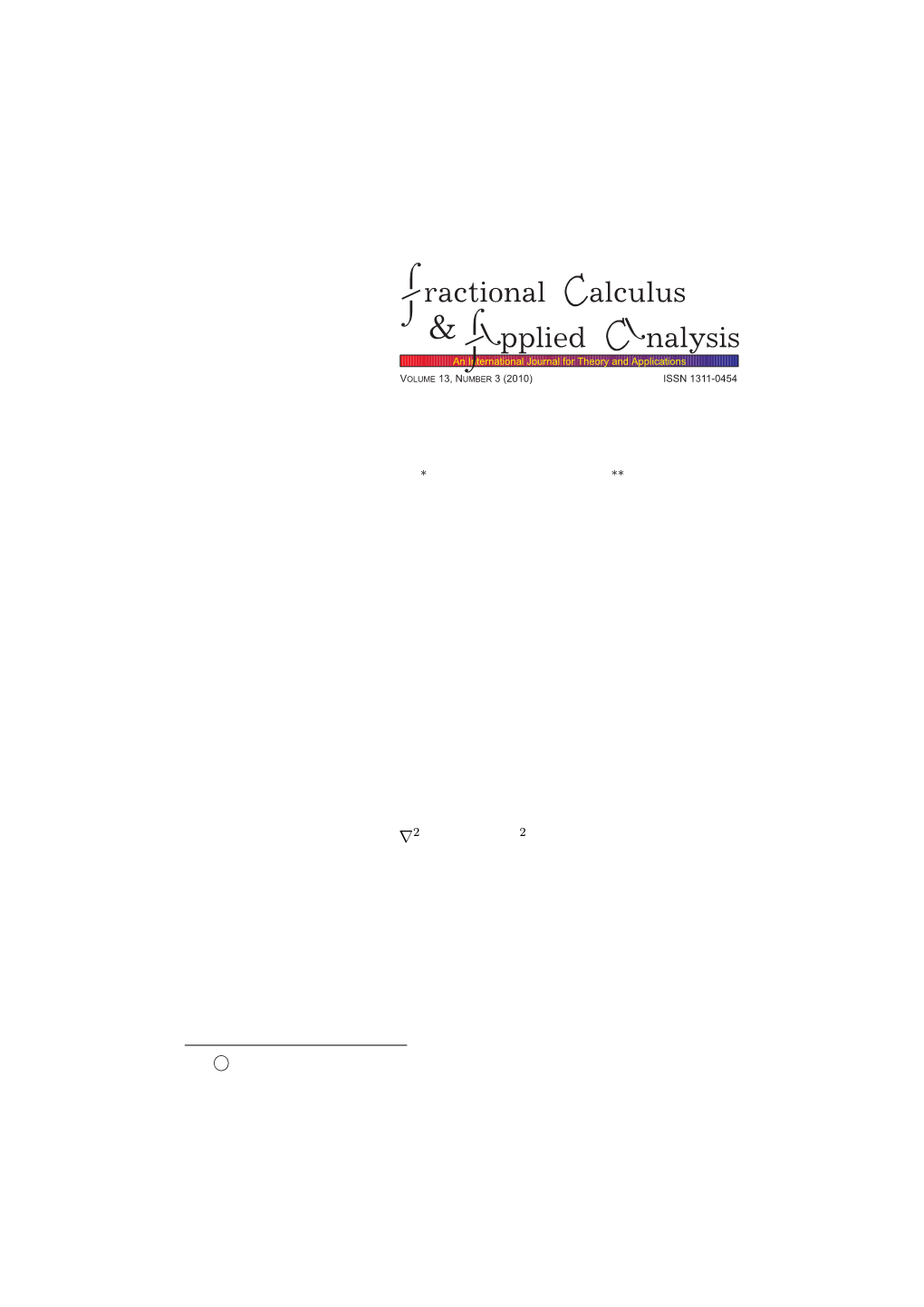 ON FRACTIONAL HELMHOLTZ EQUATIONS M. S. Samuel