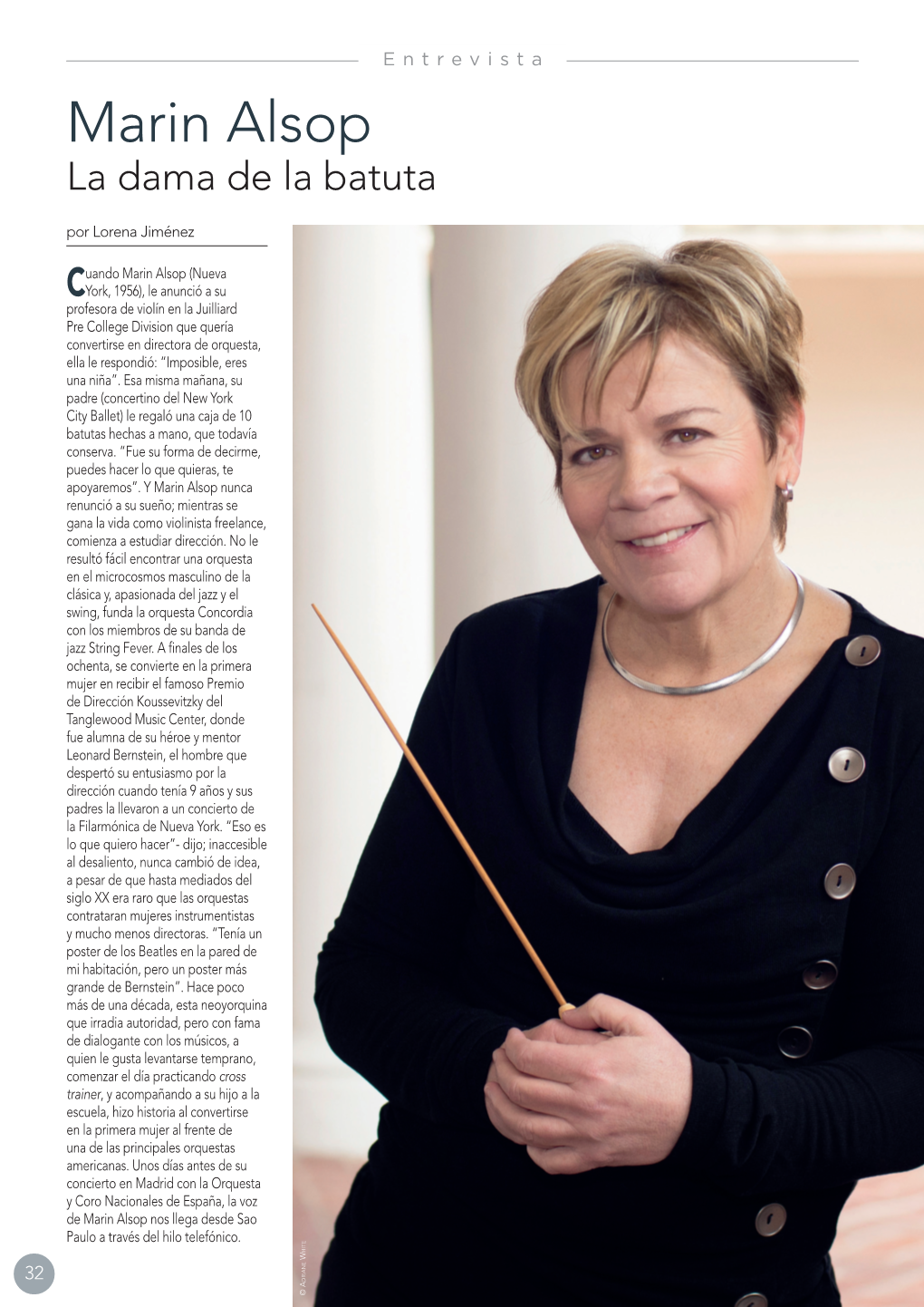 Marin Alsop La Dama De La Batuta