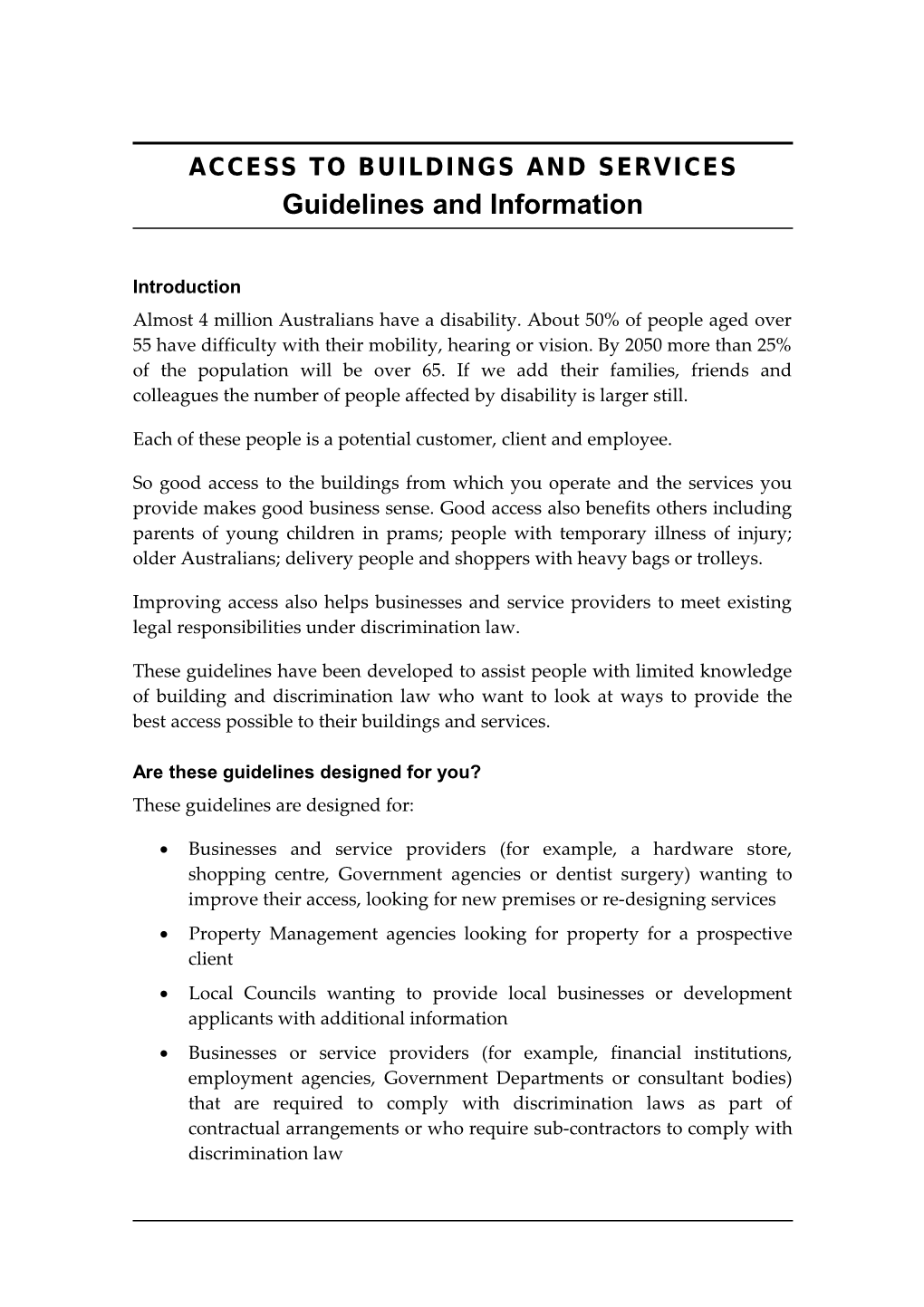 Issue 1: Tactile Ground Surface Indicators (TGSI S)