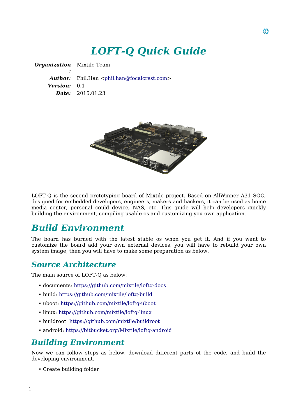 LOFT-Q Quick Guide