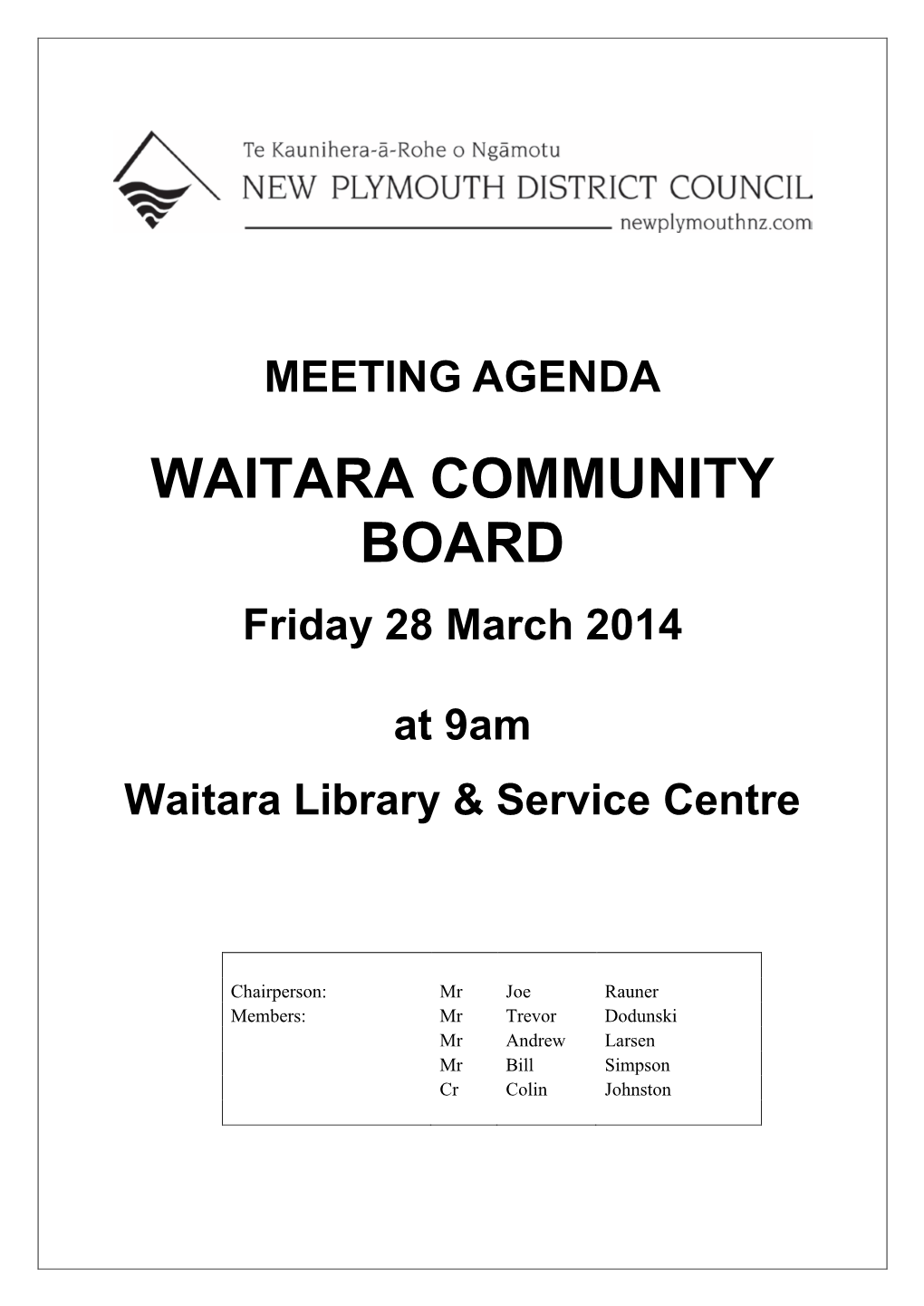 Waitara Community Board