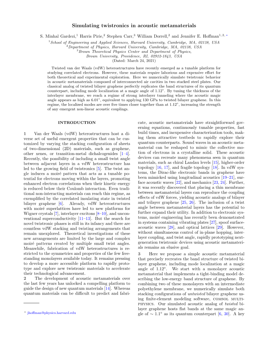 Simulating Twistronics in Acoustic Metamaterials