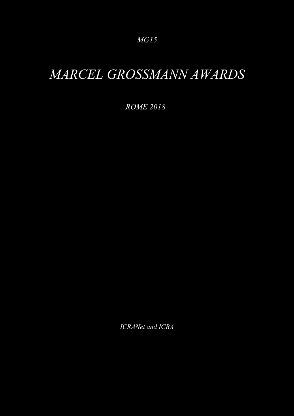 Marcel Grossmann Awards