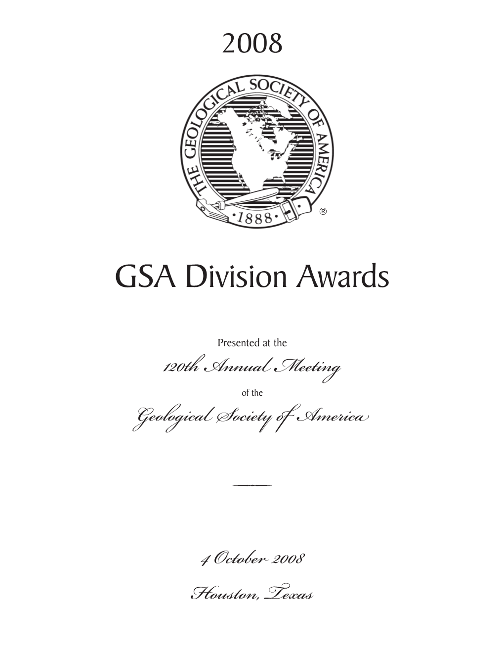 GSA Division Awards