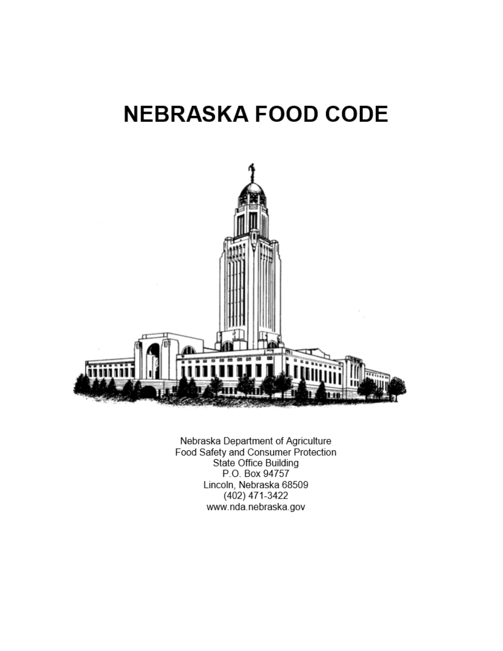 Nebraska Food Code