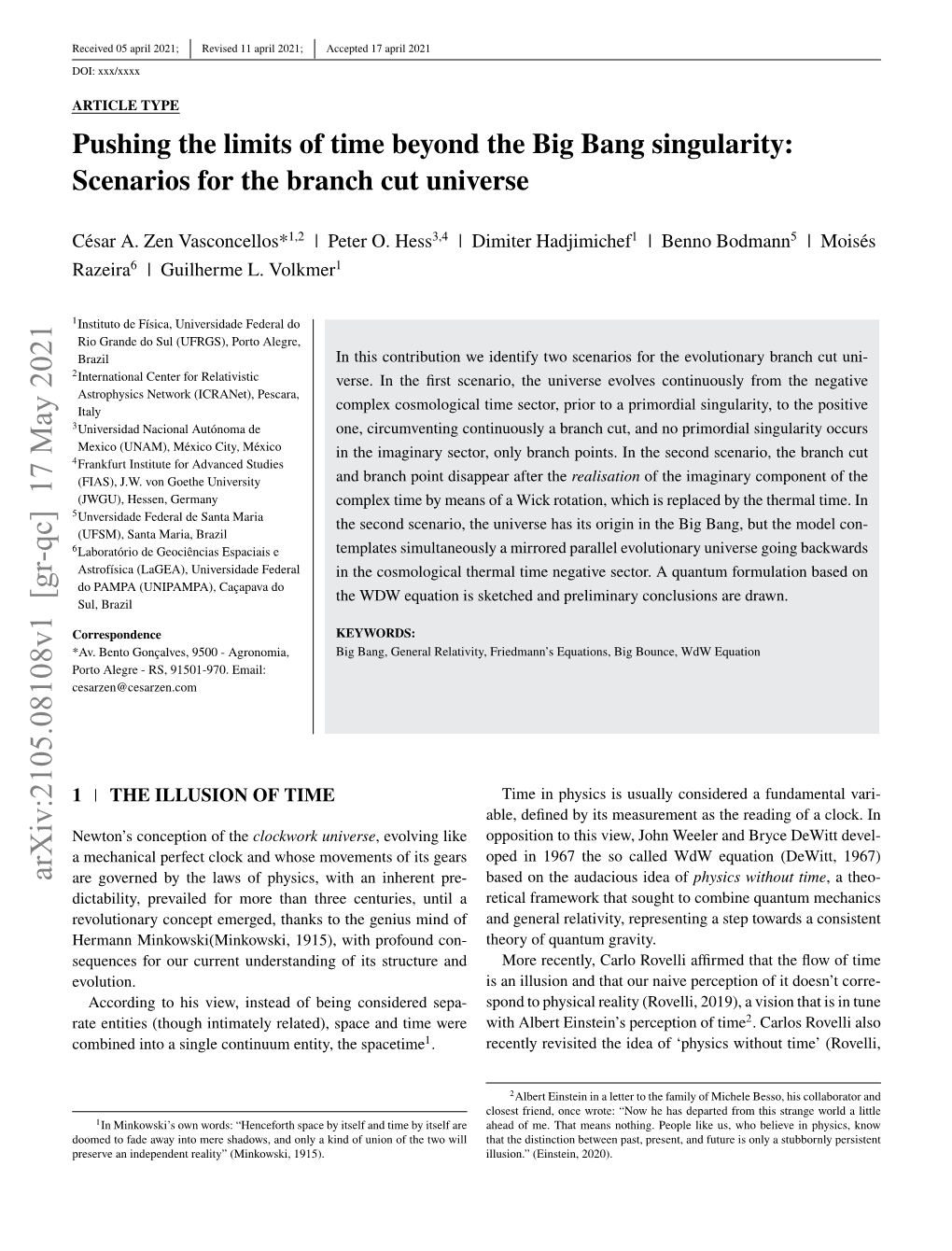 Pushing the Limits of Time Beyond the Big Bang Singularity: Scenarios for the Branch Cut Universe