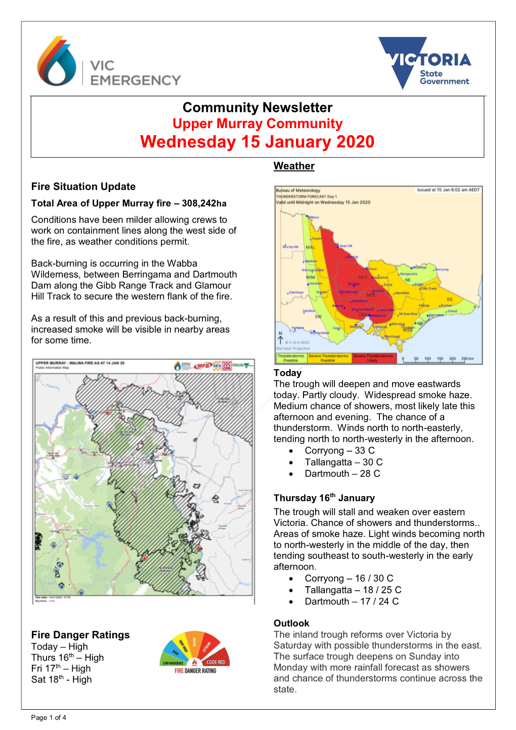 Wednesday 15 January 2020