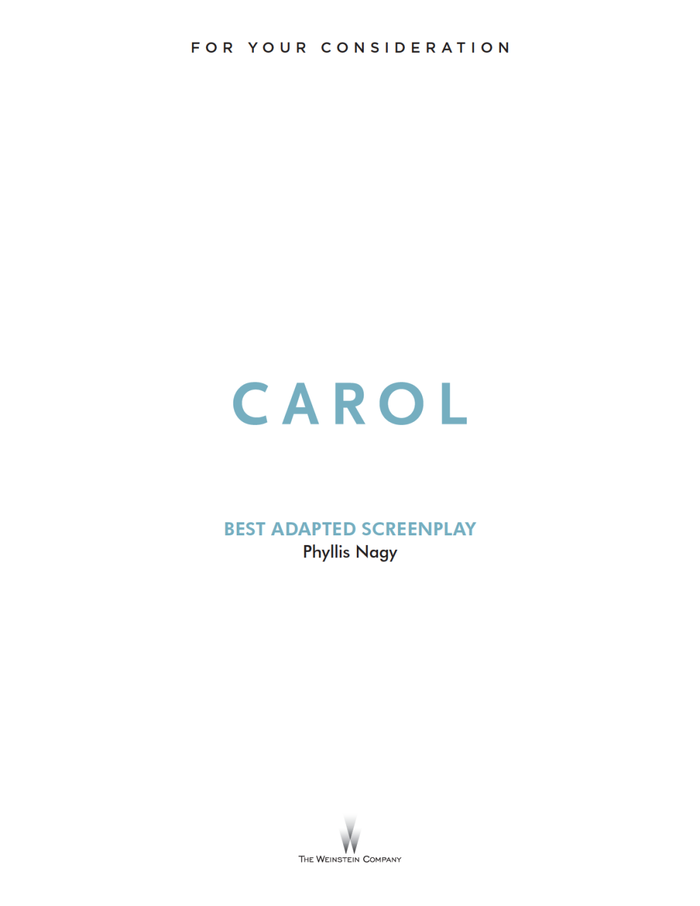 Carol Script (PDF)