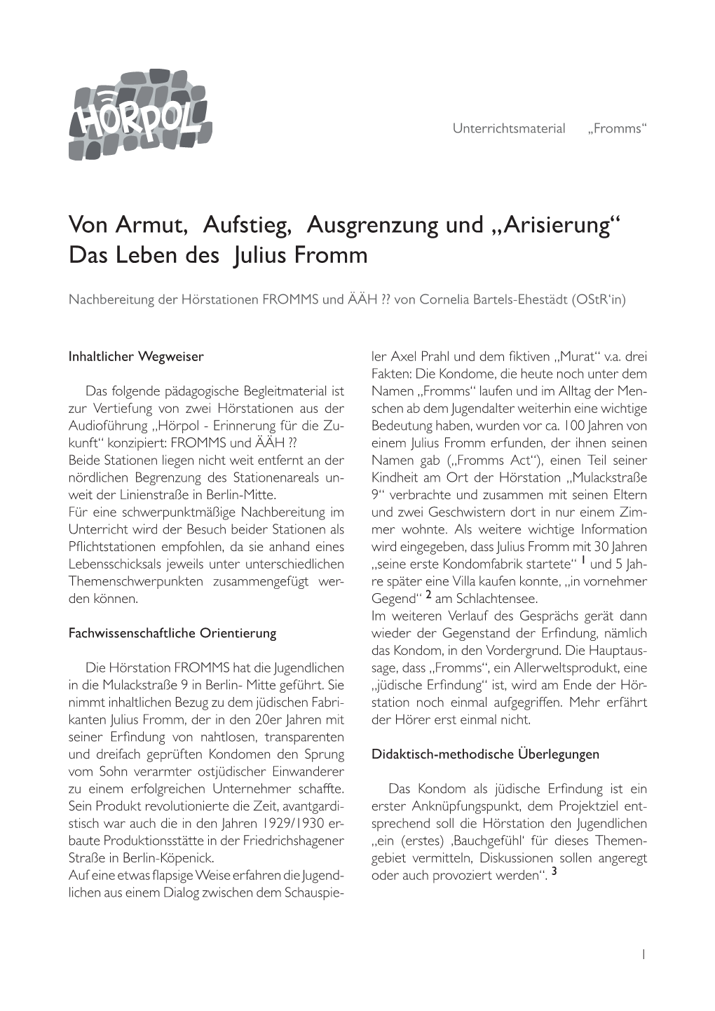 „Arisierung“ Das Leben Des Julius Fromm