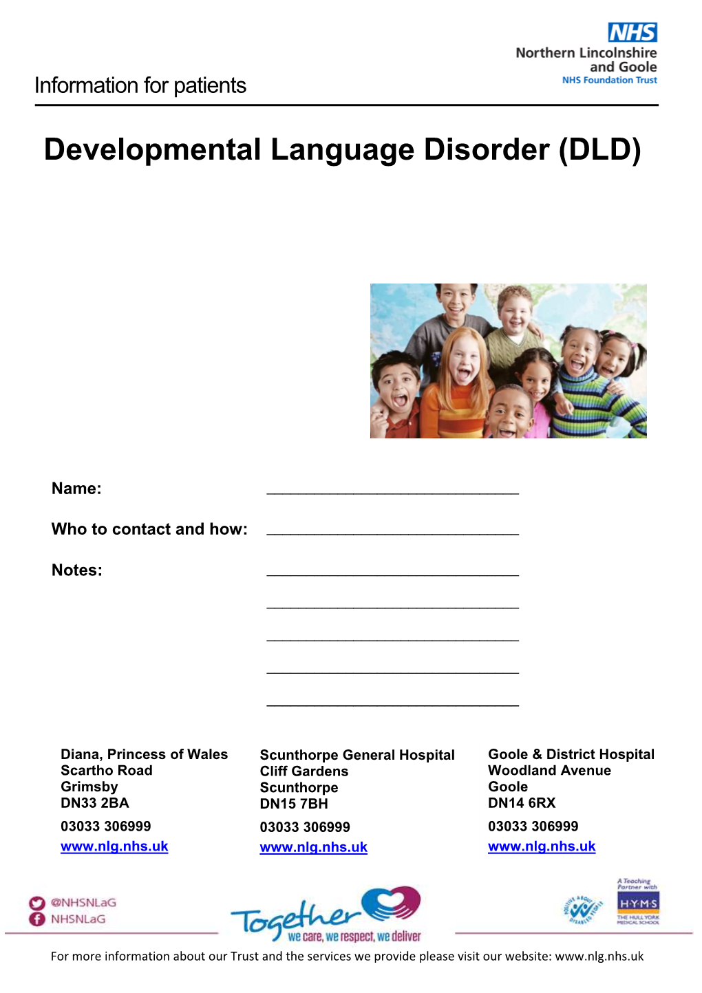 Developmental Language Disorder (DLD)