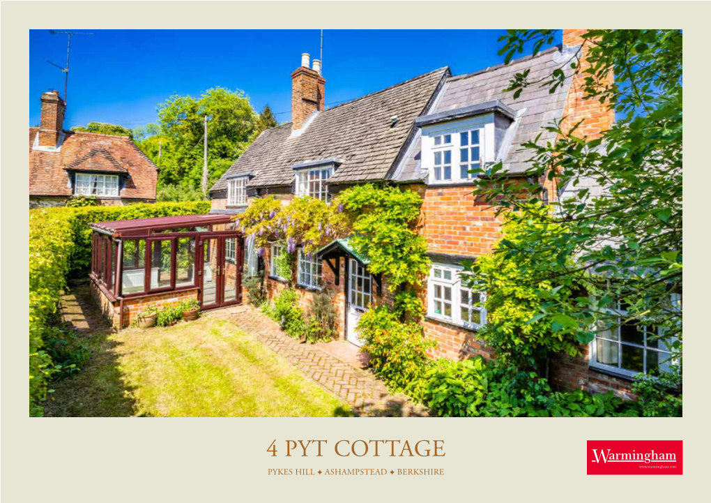 4 Pyt Cottage Pykes Hill F Ashampstead F Berkshire