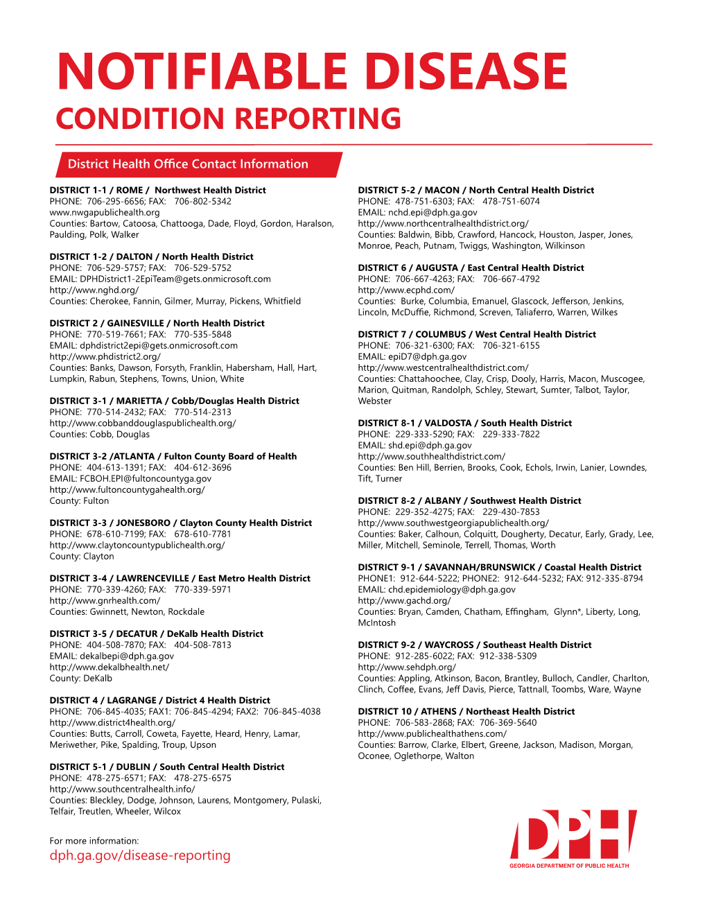 Notifiable Disease Report Form