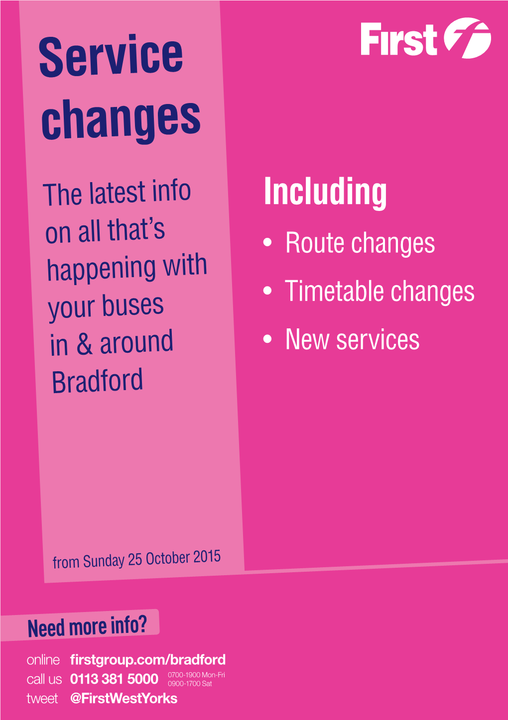 Service Changes