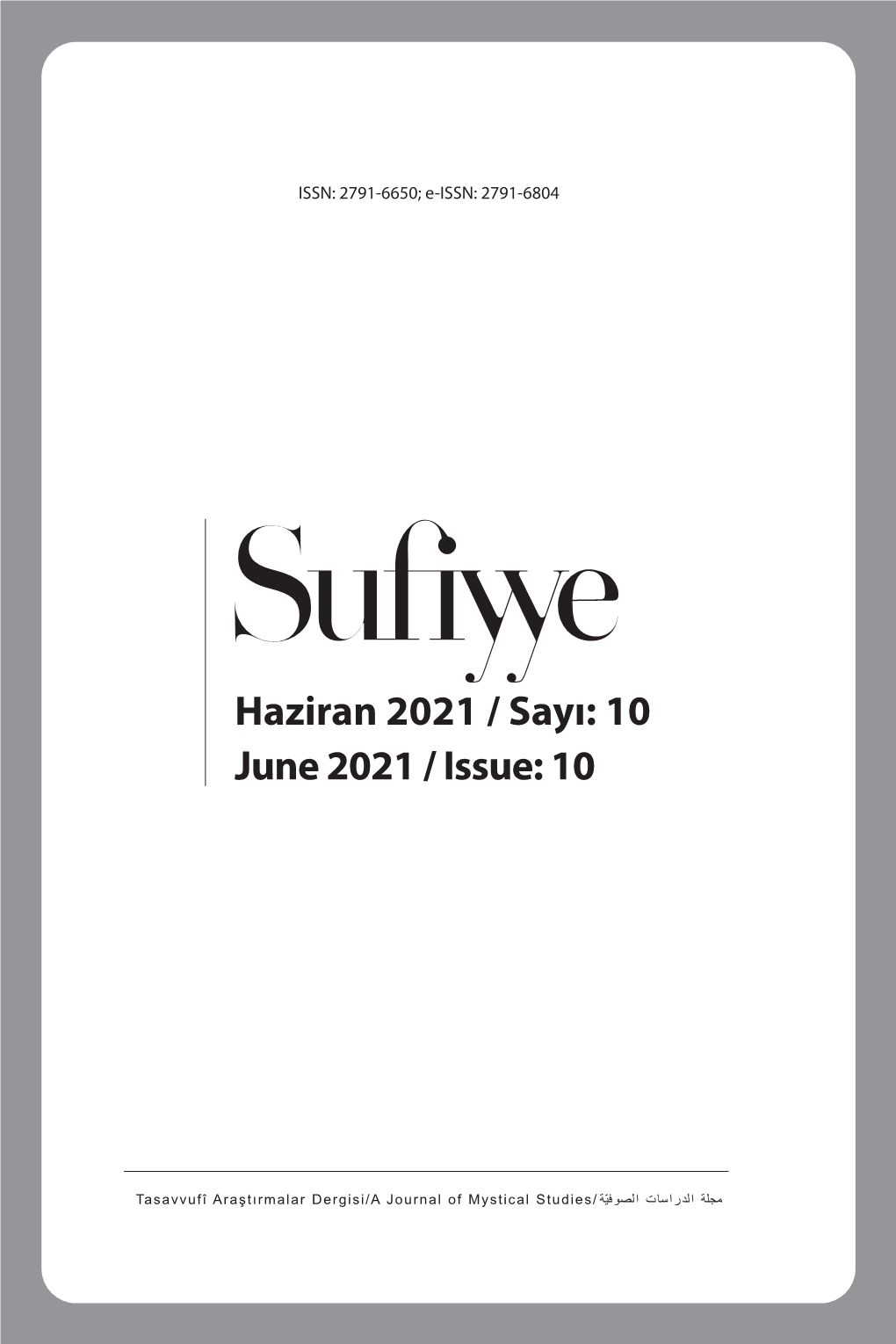 10 June 2021 / Issue: 10