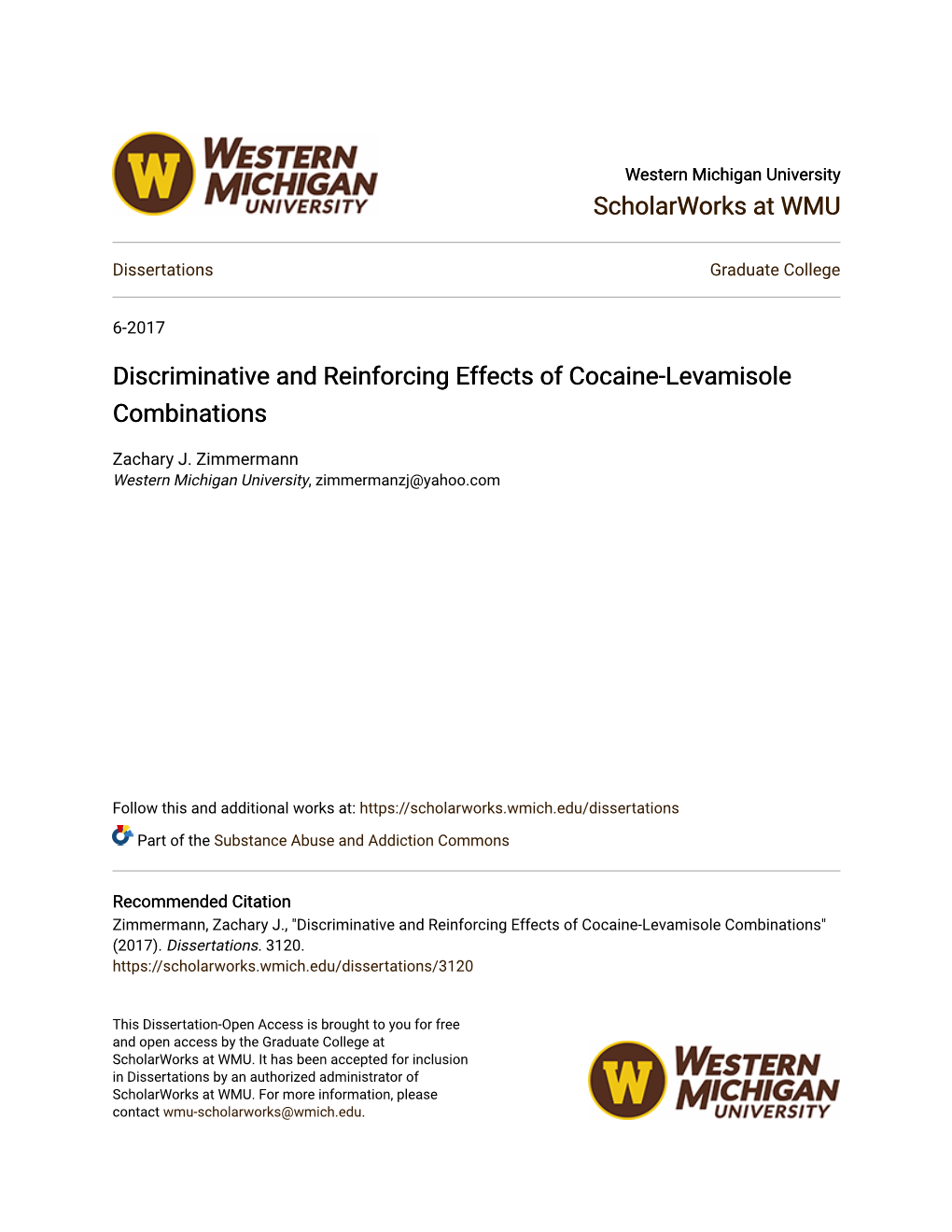 Discriminative and Reinforcing Effects of Cocaine-Levamisole Combinations