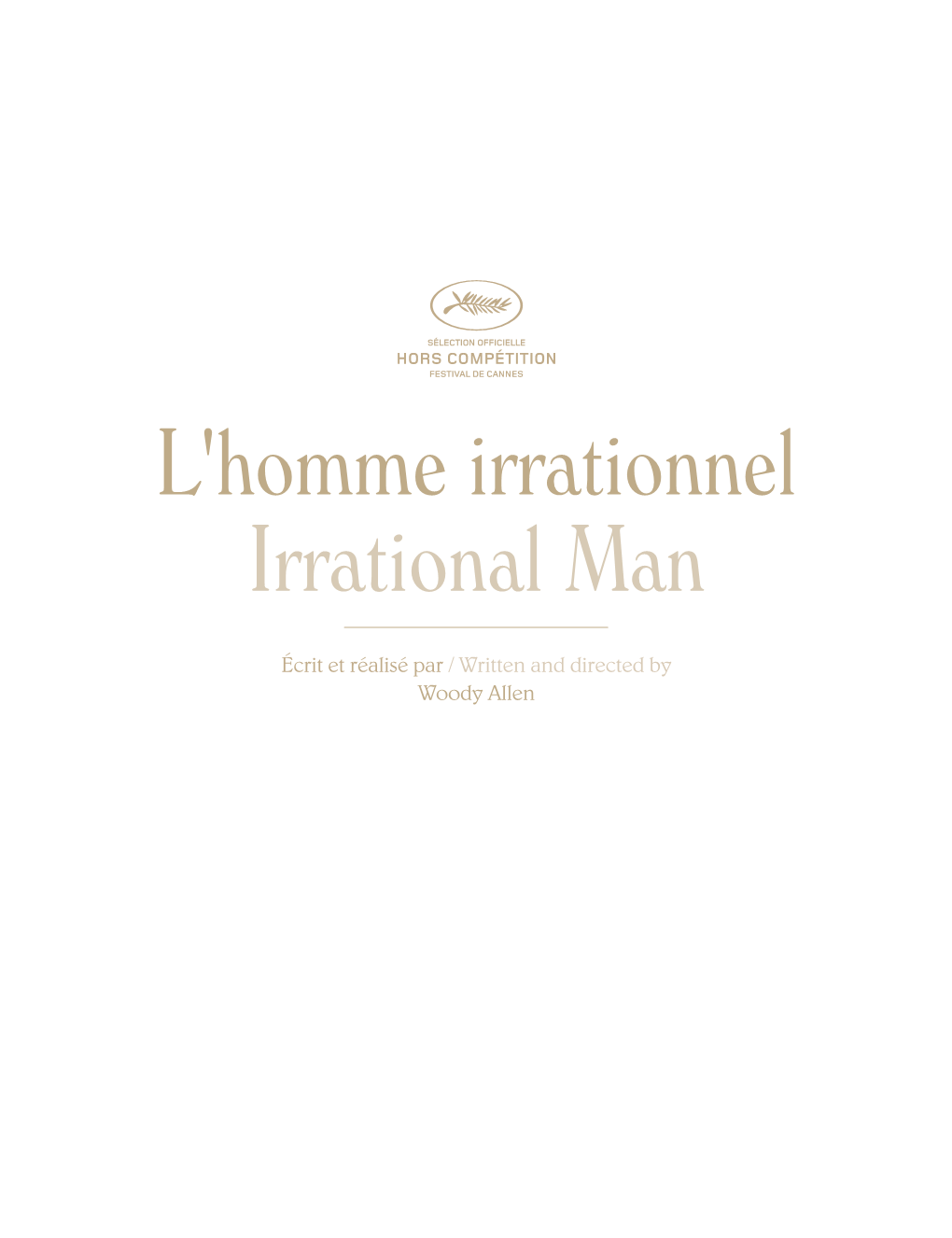 L'homme Irrationnel Irrational Man