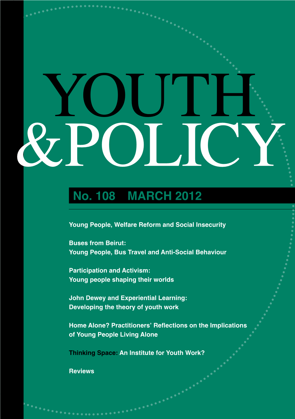 Youth and Policy, No