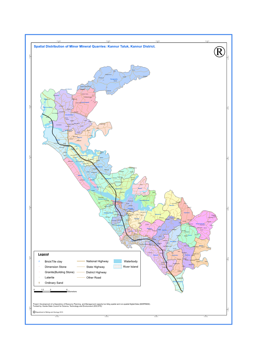 Kannur Taluk, Kannur District. N " 0 ' N " 0 0 1 ' ° 0 2 1 1 ° 2