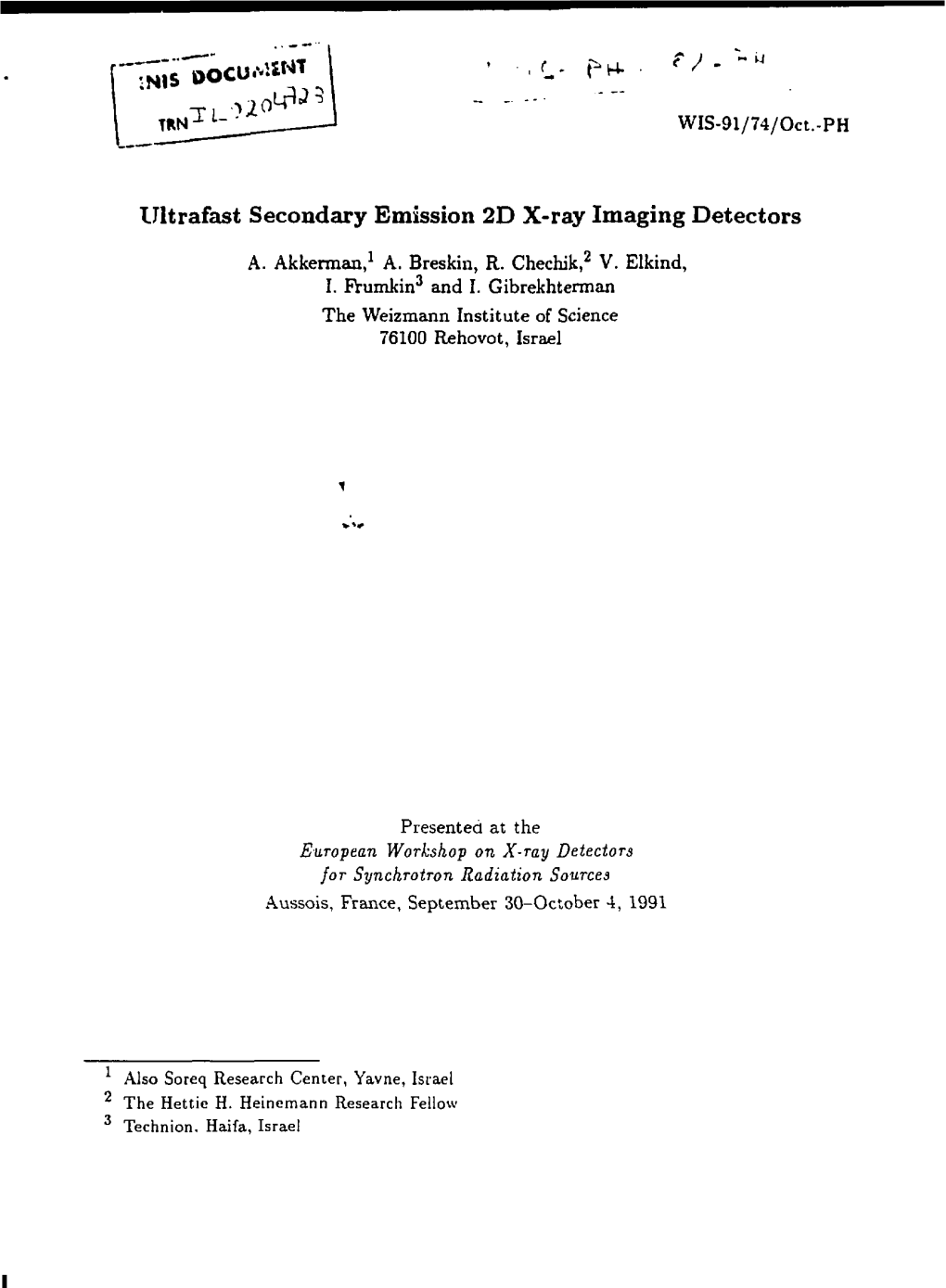 Ultrafast Secondary Emission 2D X-Ray Imaging Detectors
