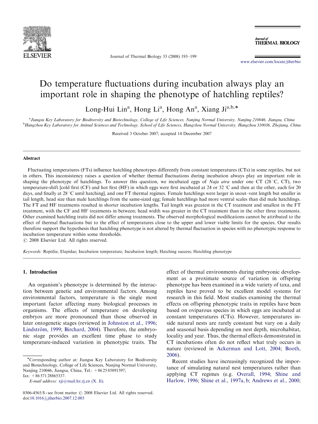 Do Temperature Fluctuations During Incubation Always Play an Important Role in Shaping the Phenotype of Hatchling Reptiles?