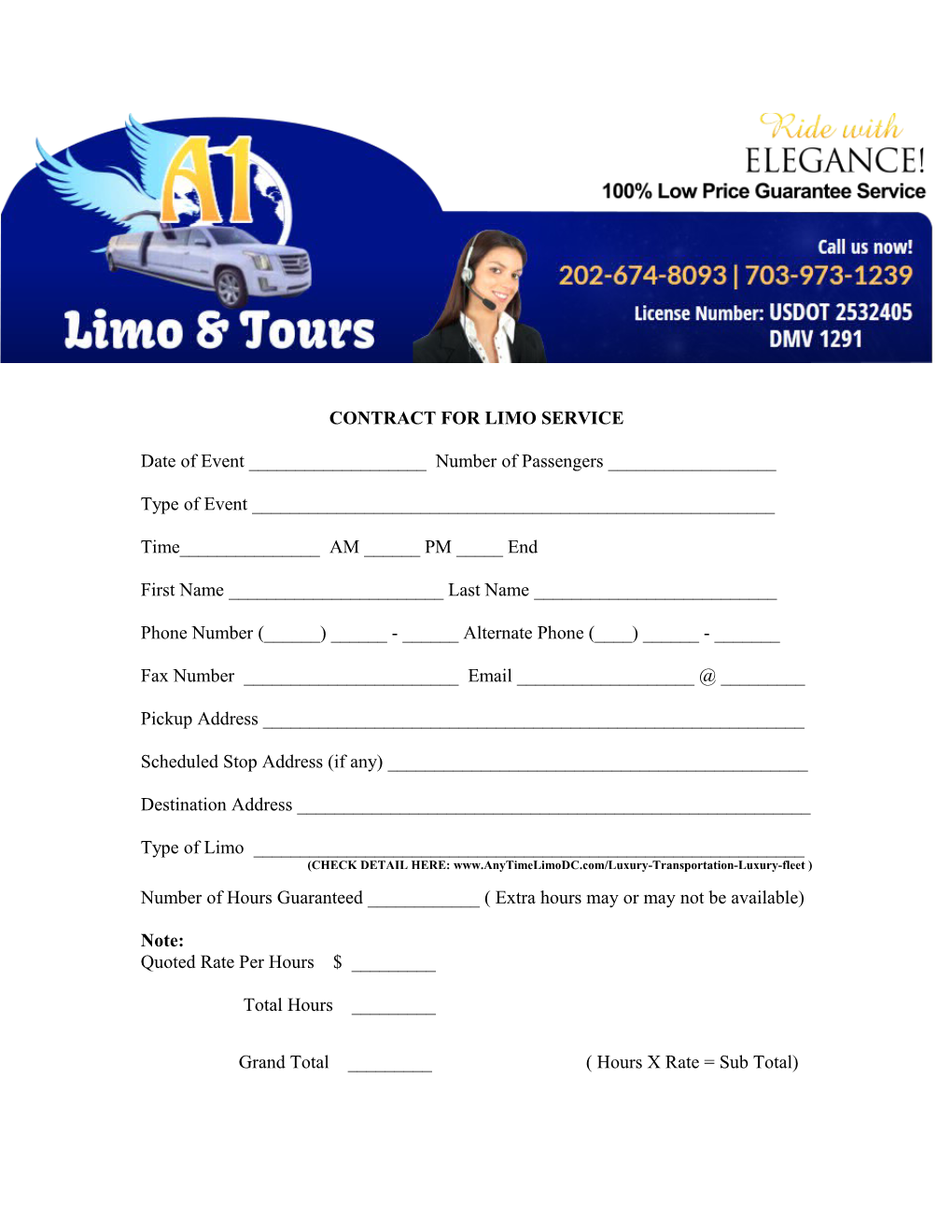 LOGO Any Time Limo, Inc