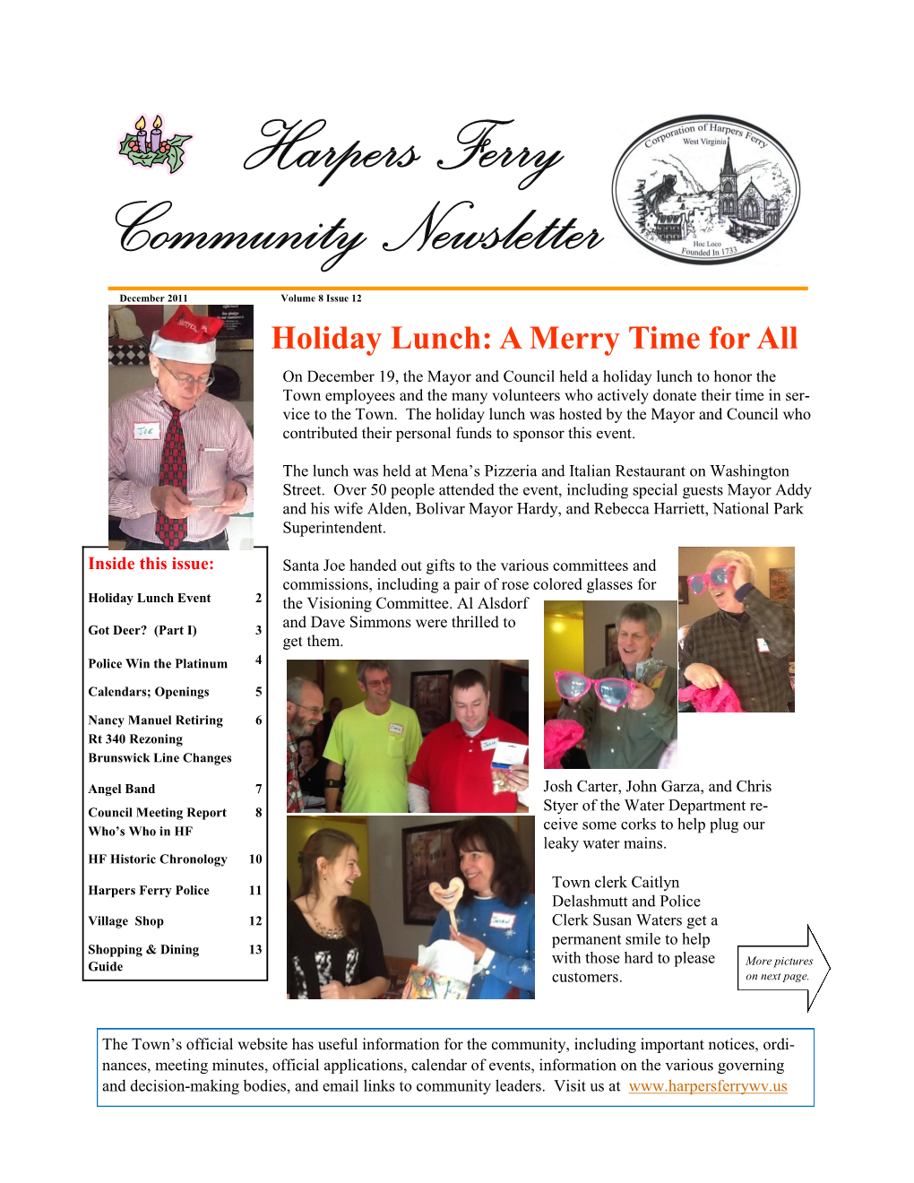 Harpers Ferry Community Newsletter