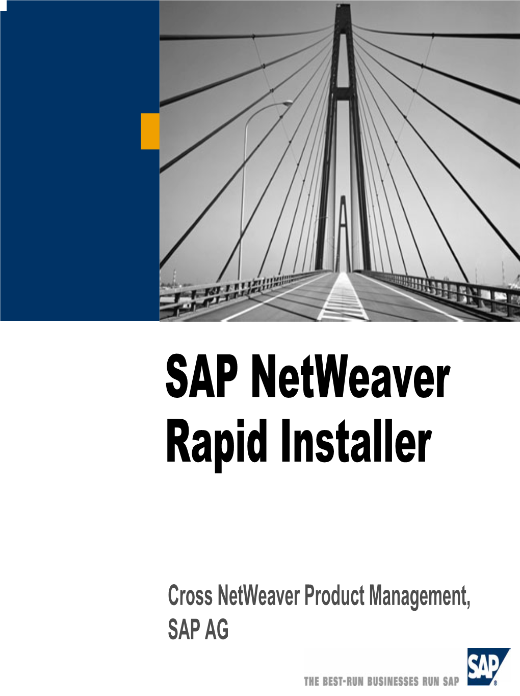 SAP Netweaver Rapid Installer