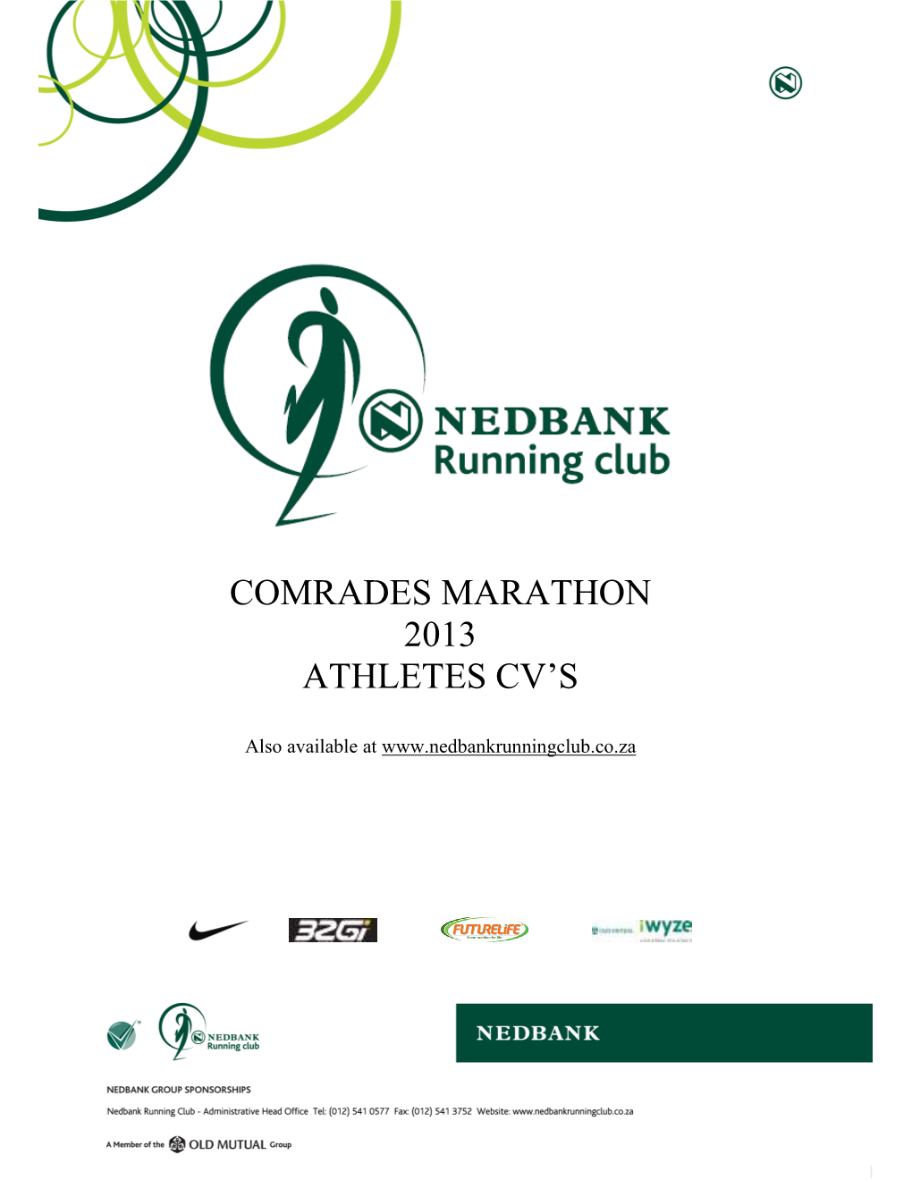 Comrades Marathon 2013 Athletes Cv's