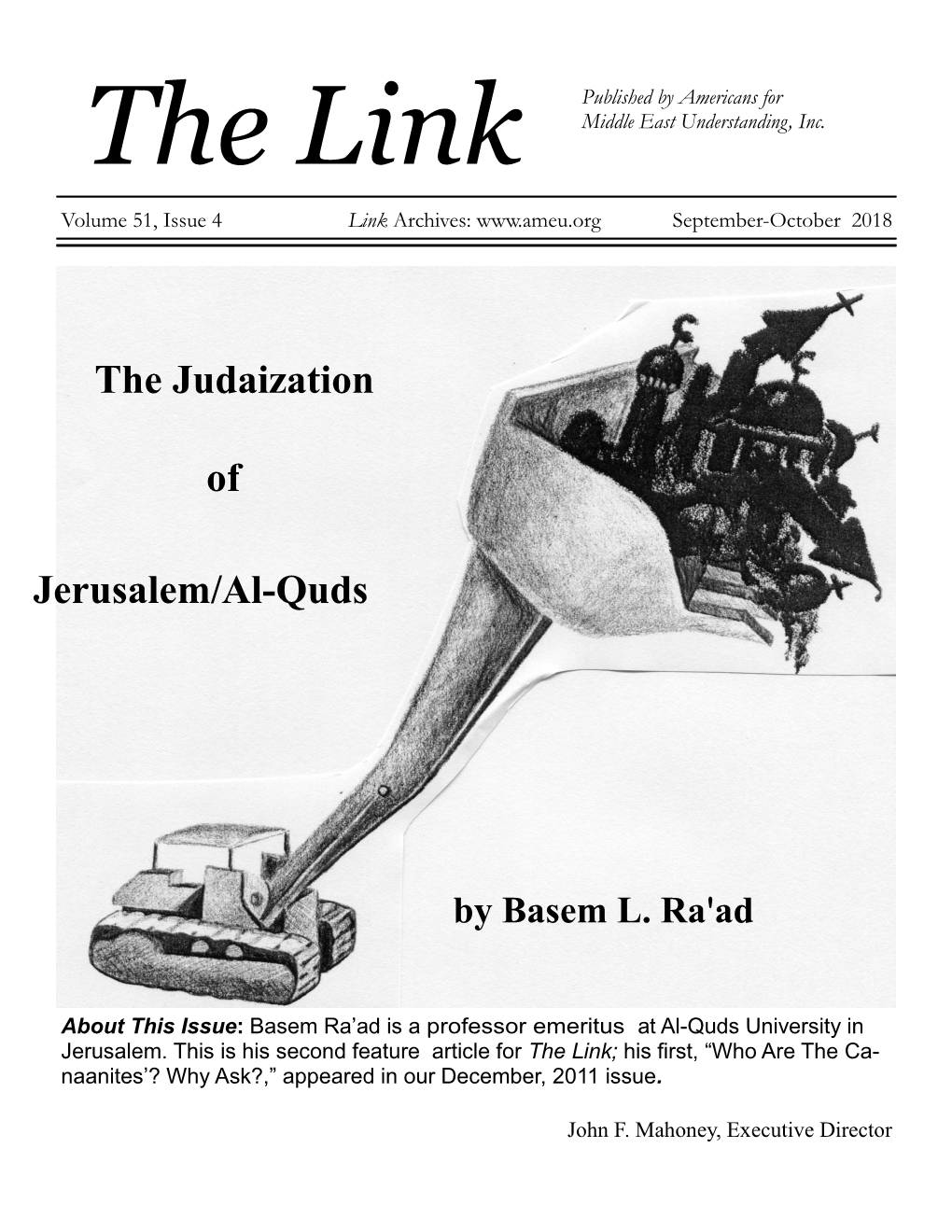 The Judaization of Jerusalem/Al-Quds