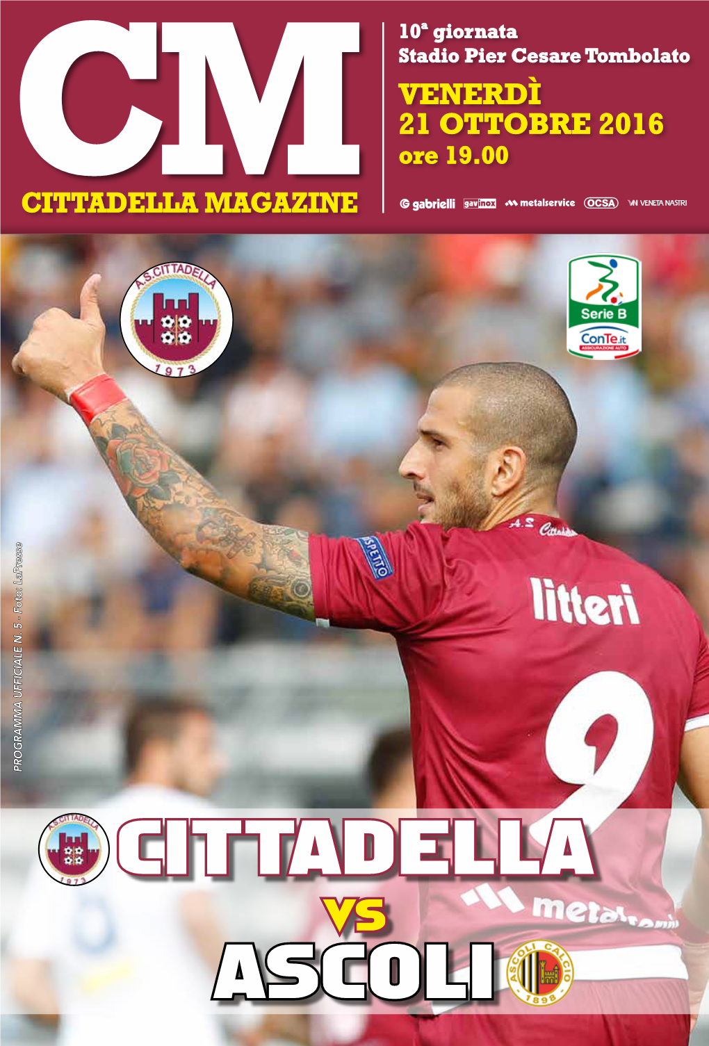 Cittadella Ascoli Vs