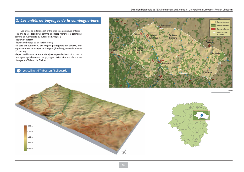 Les Unités De Paysages De La Campagne-Parc