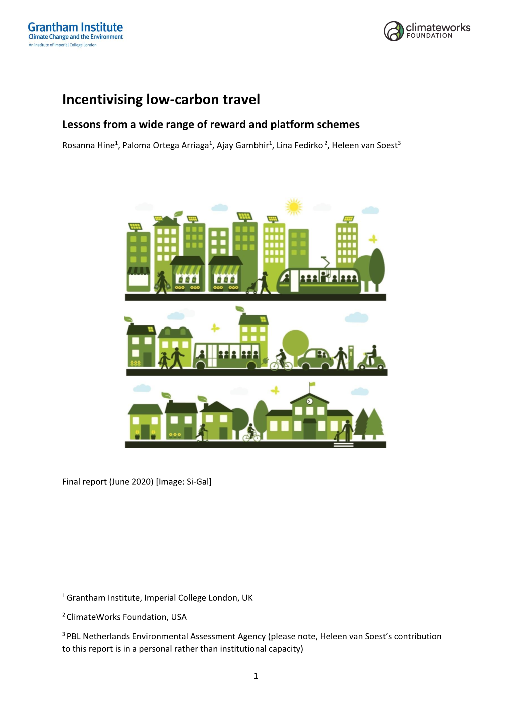 Incentivising Low-Carbon Travel Lessons from a Wide Range of Reward and Platform Schemes