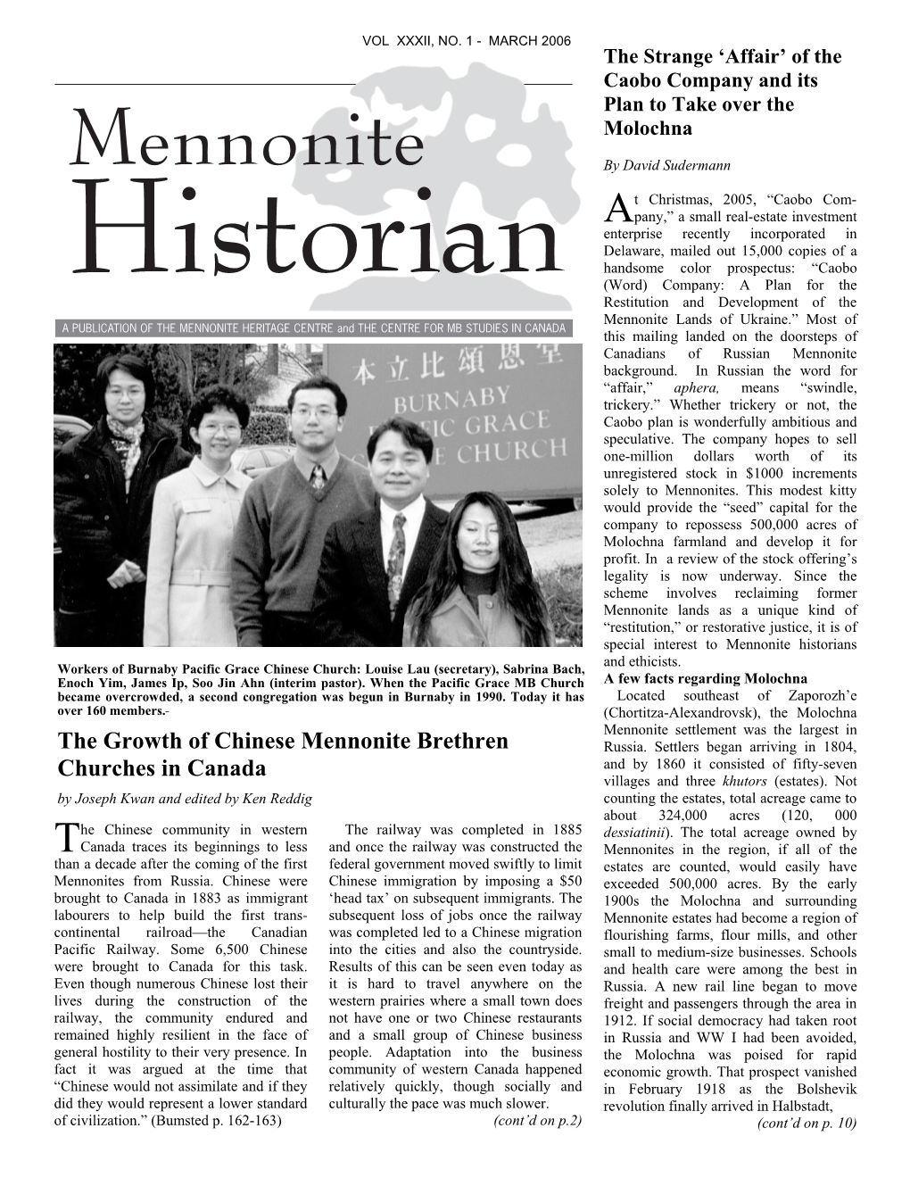 Vol. 32, No. 1 (Mar. 2006)