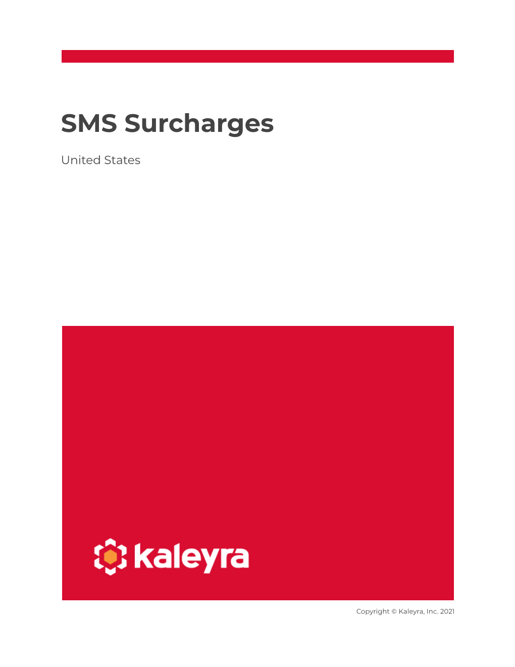 SMS Surcharges