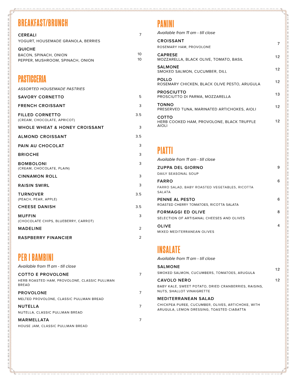 Cooper Hewitt 10.17 Menu