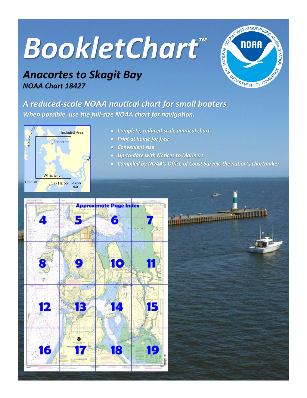 Bookletchart™ Anacortes to Skagit Bay NOAA Chart 18427