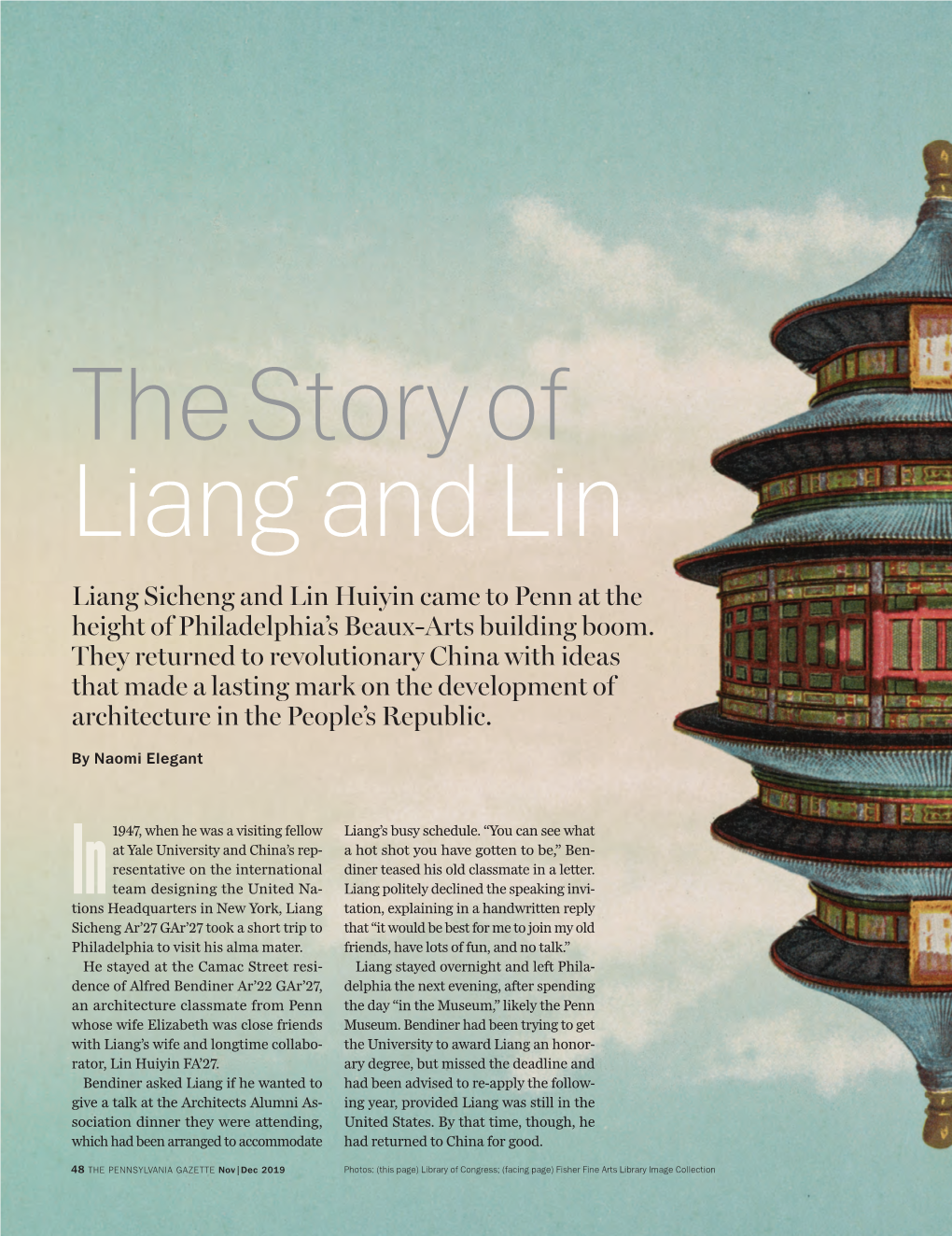 The Story of Liang and Lin