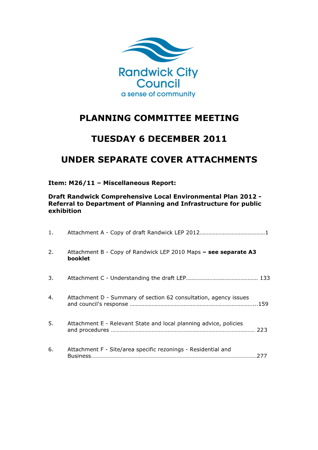 Local Environmental Plan [Year]