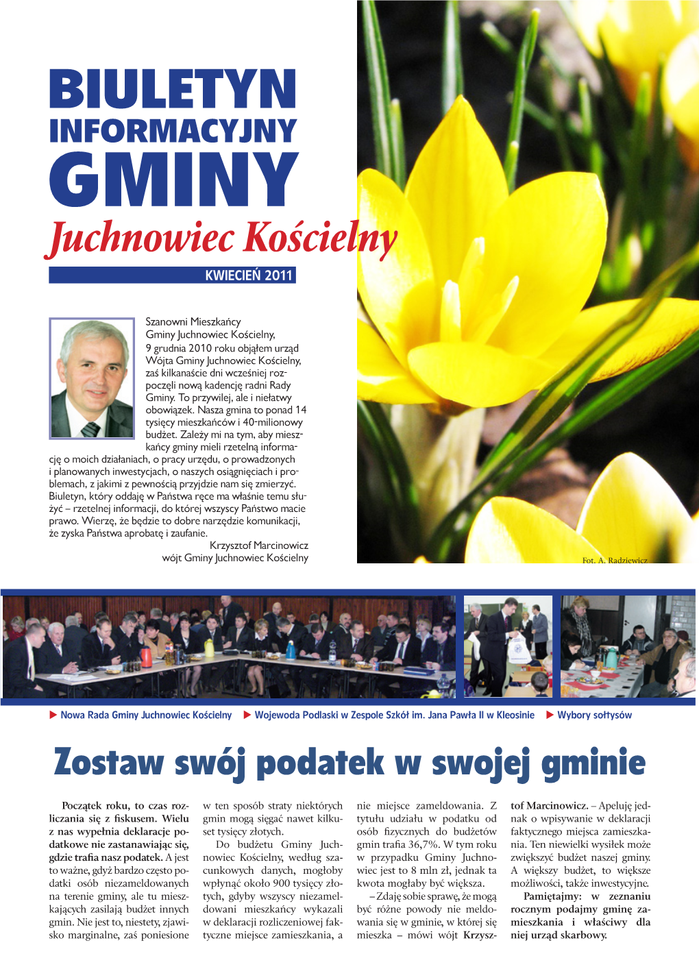 BIULETYN INFORMACYJNY GMINY Juchnowiec Kościelny KWIECIEŃ 2011