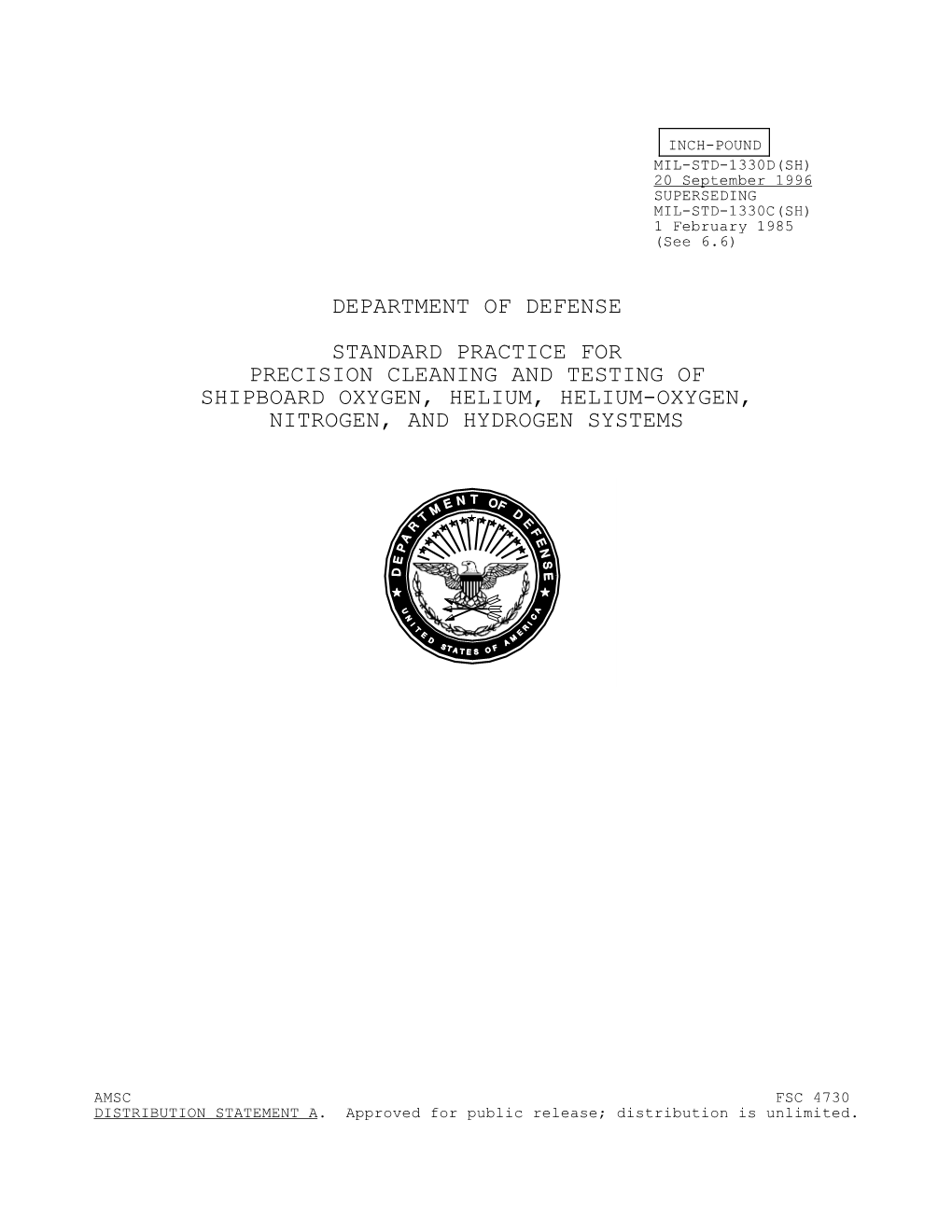 DOD MIL-STD 1330D Download