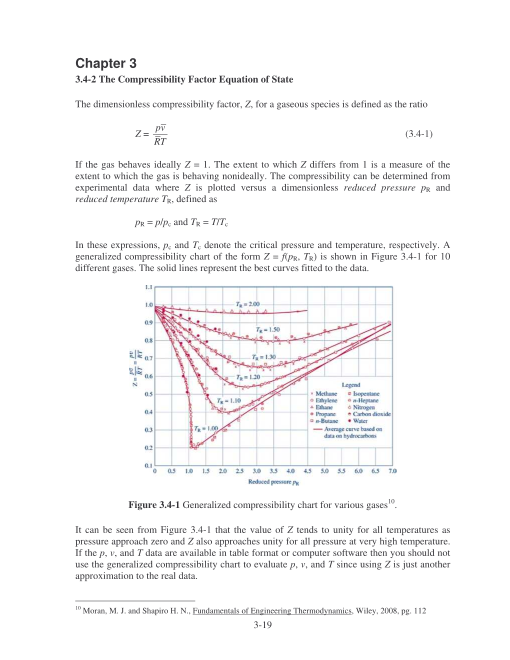 Chapter 3 3.4-2 the Compressibility Factor Equation of State