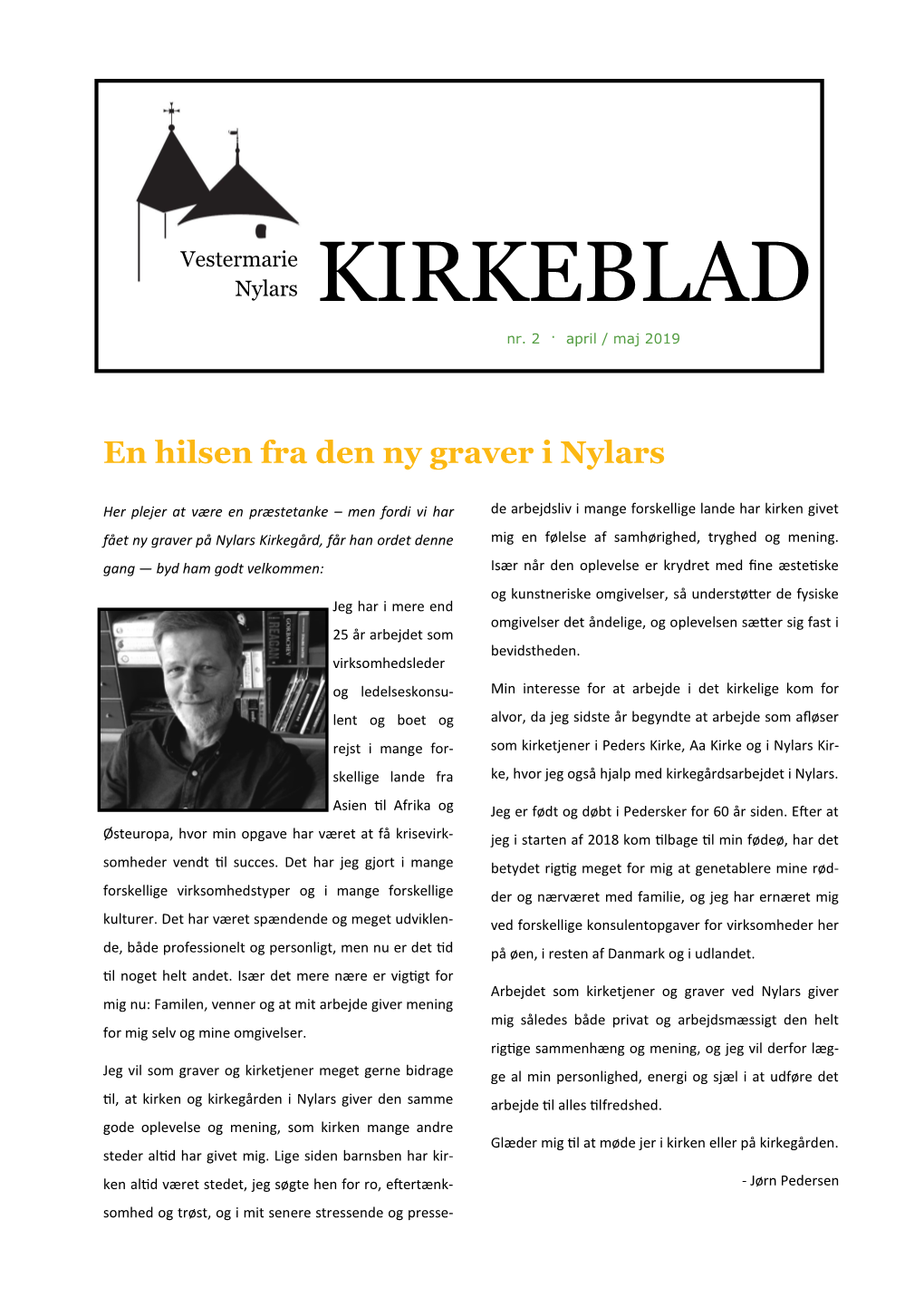 Kirkeblad 2 – April-Maj 2019