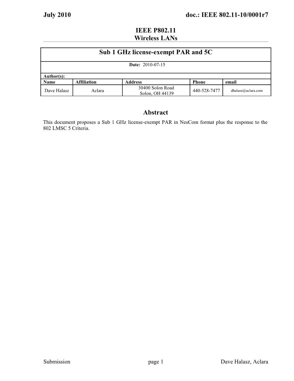 IEEE P802.11 Wireless Lans s4