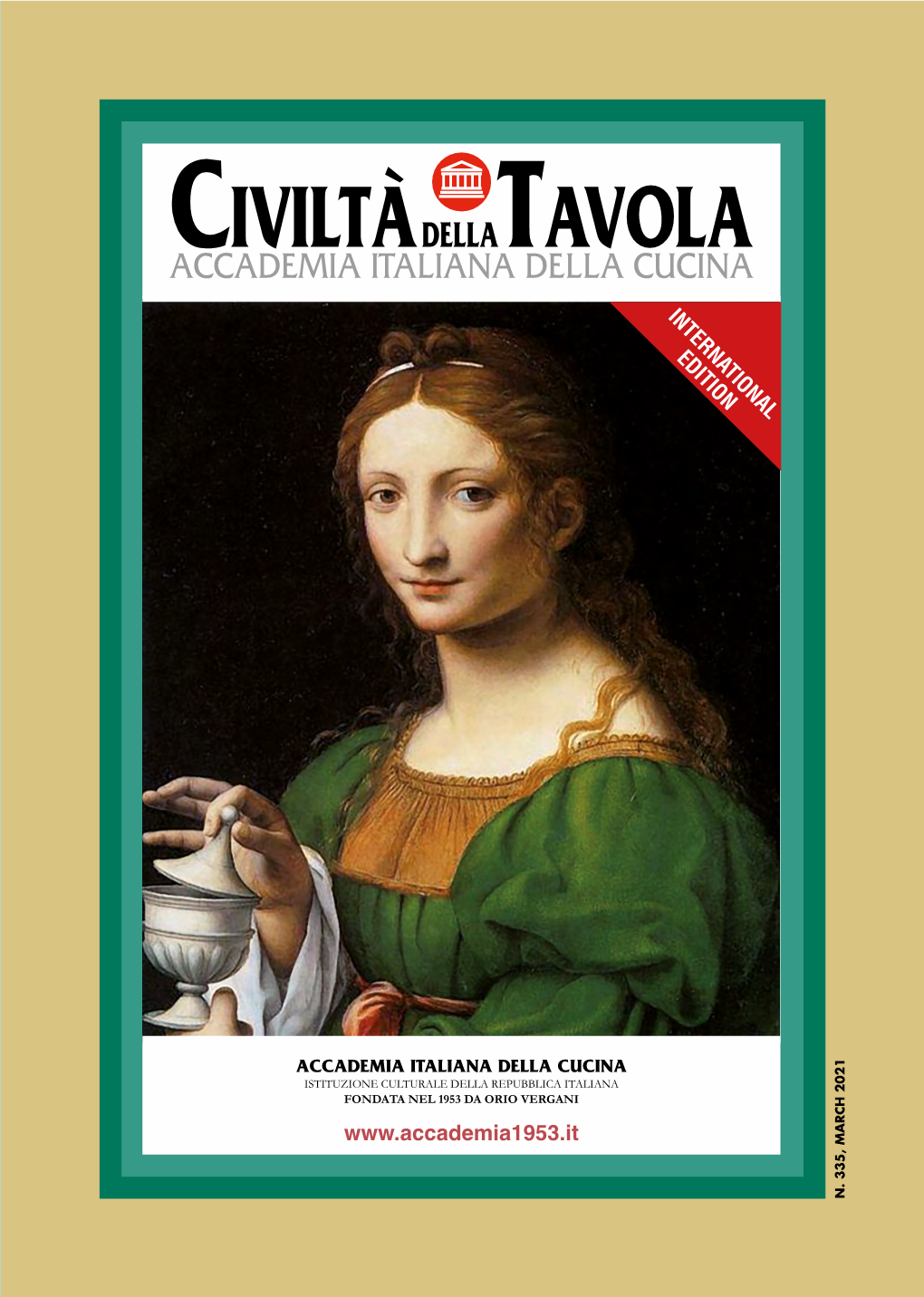 MARCH 2021 L Civiltà Dellatavola ACCADEMIA ITALIANA DELLA CUCINA N