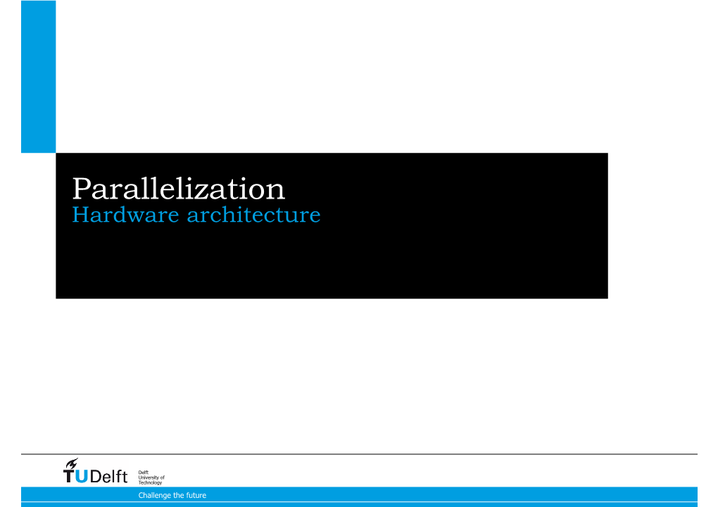Parallelization Hardware Architecture Type to Enter Text