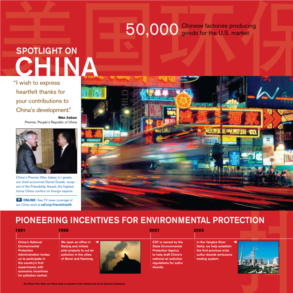 Pioneering Incentives for Environmental Protection Spotlight